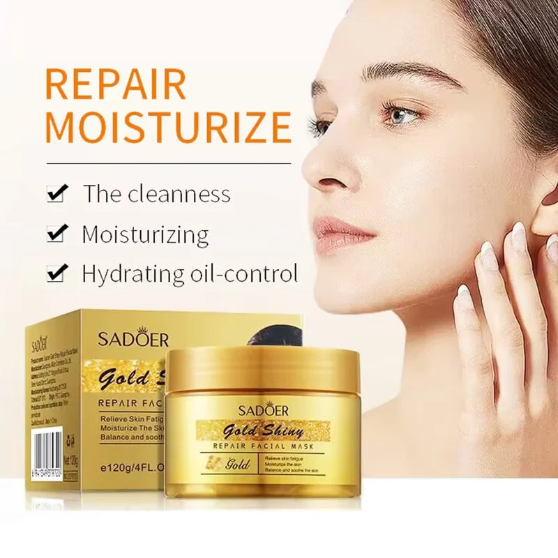 24K Golden Lifting Firming Facial Masks Anti-aging Smooth Wrinkles Face Mask For Sleeping Reduce Fine Lines Skin Care Products