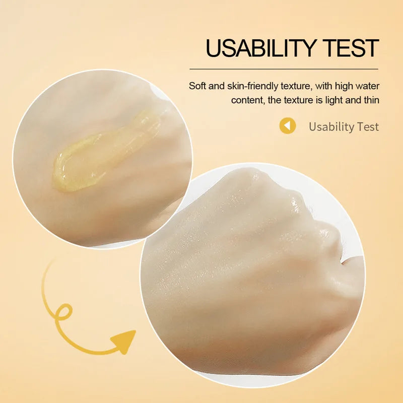 24K Golden Lifting Firming Facial Masks Anti-aging Smooth Wrinkles Face Mask For Sleeping Reduce Fine Lines Skin Care Products